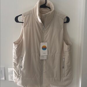 Vuori Women's Canyon Insulated Vest - Bone  NWT Size S $158